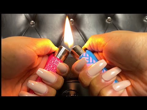 ASMR 💥 Bineural Lighter Sounds 🔥 No Talking 😴💤