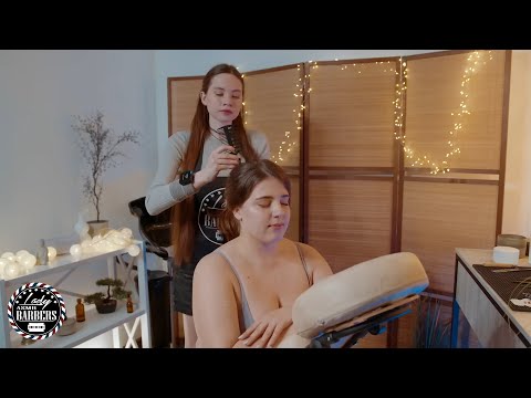 Lavish ASMR Massage by Barber Lady Sandra for Girls