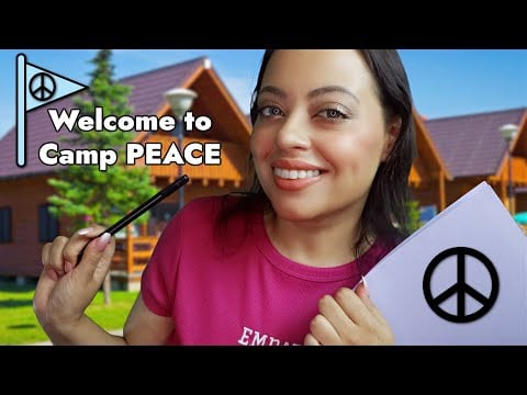 ASMR| Camp Counselor Prepares You for Summer Camp RP - Welcome to Camp PEACE! (whispered)