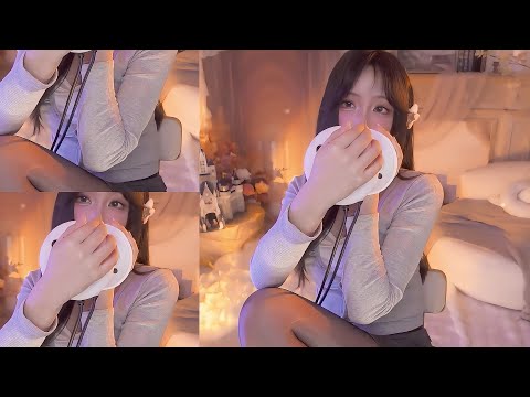ASMR 3DIO Sweet | Ear Massage & Blowing Relax