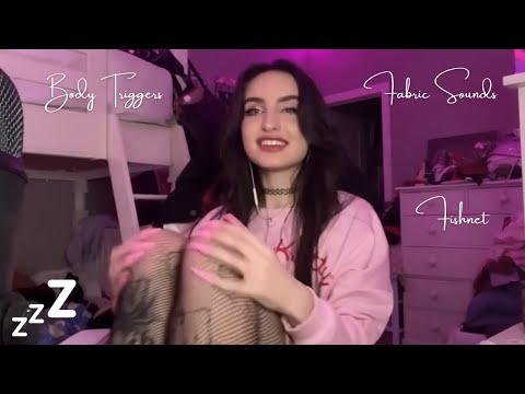 Beebee ASMR Tights Compilation | Sheer, Fabric Sounds, Body Triggers, Fishnet, Leg Tapping, Socks