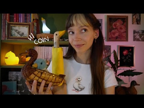 ASMR | Un petit *coin* de détente 🦆 boutique d'objets canards