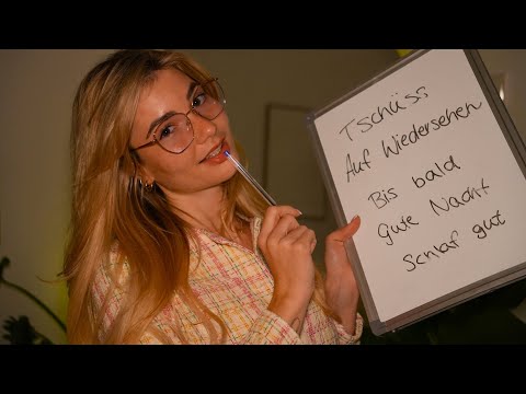 German Lesson with Your Favorite Teacher👩🏼‍🏫 ASMR Roleplay