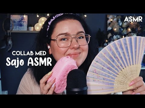 ASMR Collab med Sajo ASMR ♥ Hon har skickat så tingliga saker!!