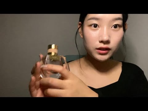 [ASMR] 꿀템 소개💓ㅣ탭핑asmrㅣ잠오는소리asmrㅣ속삭이는 소리asmr 향수,미스트,커피 초콜릿 🤍
