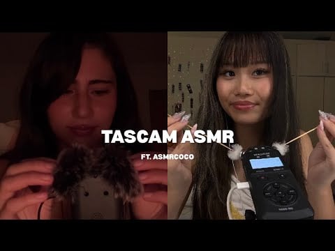 ASMR ~ Tingly tascam triggers for a good nights sleep 💤 (No mid roll ads.. duh)