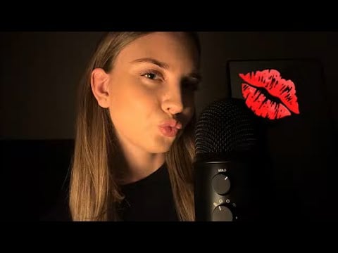 ASMR intense mouth sounds and kisses for instant sleep 💋