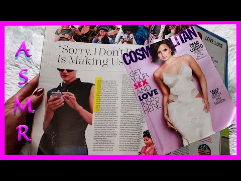 ASMR: Slow Page Turning - Cosmo September 2015 (No Talking, Paper Crinkles, Magazine)