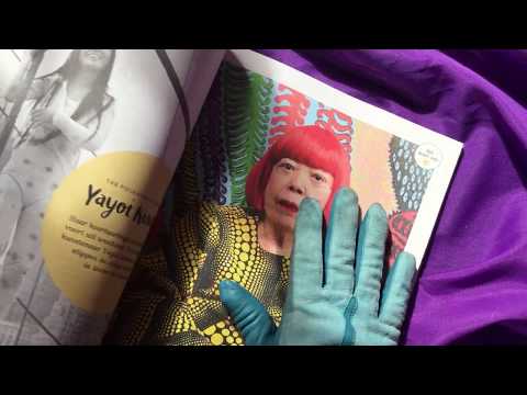 LEATHER GLOVES 🙌 Turn Pages✂  Cutting Paper✂ Sound of Leather🎧 [[ASMR]]