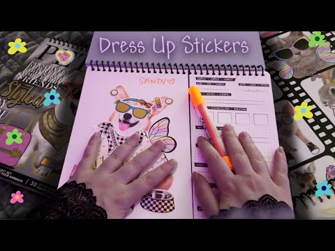ASMR for Nostalgia- Animal Dress Up Stickers