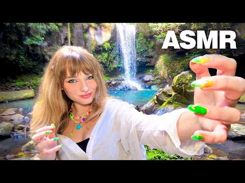 ASMR Swimming in a Waterfall (Nature & Water Sounds, In Public) [Fast & Aggressive]