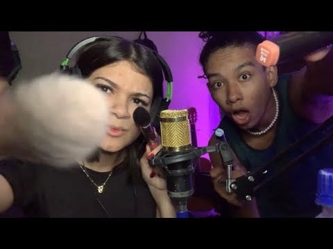 ASMR rapido | siga minhas instruções e você DORME! Bem CAOTICO!💤 tapping, sons de boca 👄 
