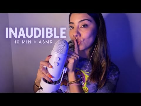 ASMR | 10 MINUTES OF PURE INAUDIBLE WHISPERS 🤫💗 (Instant Ting­les)😴