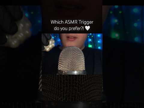 Which ASMR Trigger do you prefer?! 🥰 #asmr