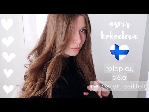 ASMR suomi kokoelma 🇫🇮 Best of ASMR compilation Finnish language over 1 hour for Sleep and relax