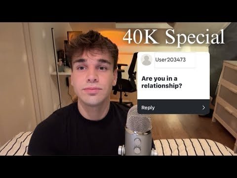 ASMR Q&A ~ Answering Your Questions ❤️ (40K Special)
