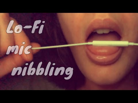 Close up ASMR Lofi Mic mouth sounds/ soft moaning