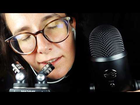 ASMR Wet Mouth Sounds Tascam vs. Blue Yeti (Part 2)