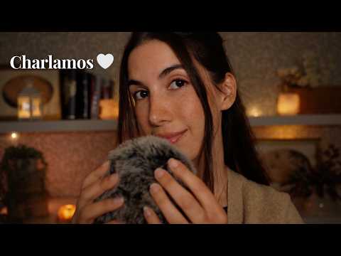 ASMR para Dormir 😴 Susurros Cercanos y Fluffy Mic | Scratching, Soplos + Te Cuento Cosas 🤍