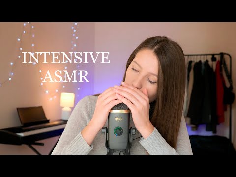 ASMR FAST AND INTENSIVE MOUTH SOUNDS 👄 part 3 [tk tk, whistling, breathing, tongue sounds]