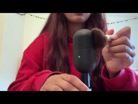 asmr brushing the mic 👩‍🎨👩‍🎨👩‍🎨