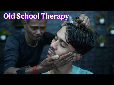 Old School Tapping & Scratching Massage: Mustard Oil Head Rub & Ultimate Neck Cracks ASMR