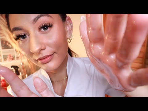 ASMR Aromatherapy Oil Massage Spa Roleplay 🌿✨ ~ soft spoken facial, shoulder & hand massage