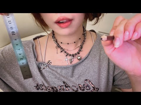 ASMR l 사각사각 얼굴에 그림 그려줄게,, 잠들면 안돼! (시각적팅글)