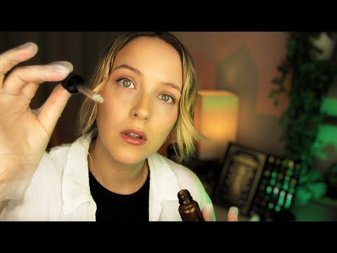 ASMR Realistic Medical Exam, Droppers, Choosing Oils, Body & Face Touching | Essential Oils Doctor