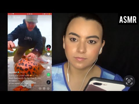 Asmr reagindo a vídeos de Asmr no TikTok