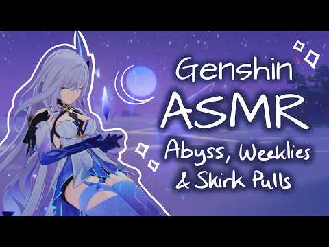 genshin asmr ✧˖°. skirk pulls + abyss, weeklies ✧˖°. binaural whispers, rain sounds