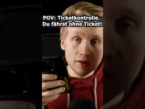 ASMR - POV: Ticketkontrolle. Du fährst ohne Ticket! #shorts #asmr #roleplay #deutscheasmr