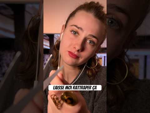Laisse moi rattraper ça #asmrfrançais #asmrroleplay #coiffeuse #asmrhaircut #stagiaire