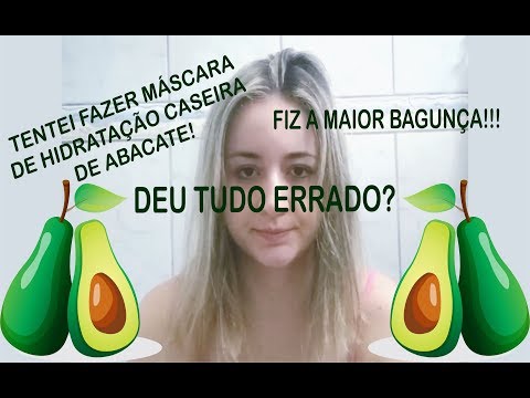 HIDRATAÇÃO CASEIRA DE ABACATE - NUTRIÇÃO PARA OS CABELOS