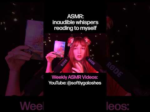 I love the sound of someone reading like a manual to themselves 😴 #asmr #whispering