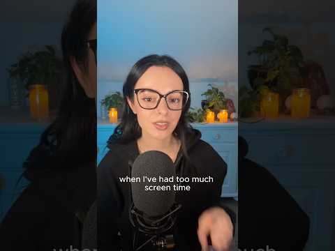 5 things I do when I want to take my eyes off my computer or phone! What do you do?? #asmr