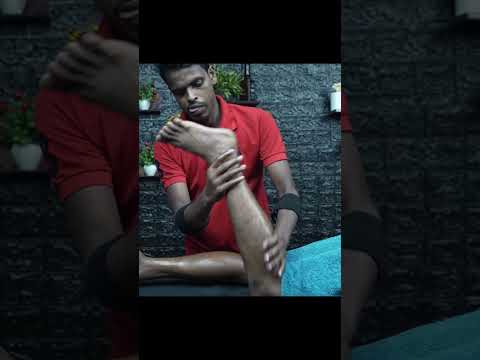 Deep Tissue Back Massage And Foot Massage ASMR #shorts