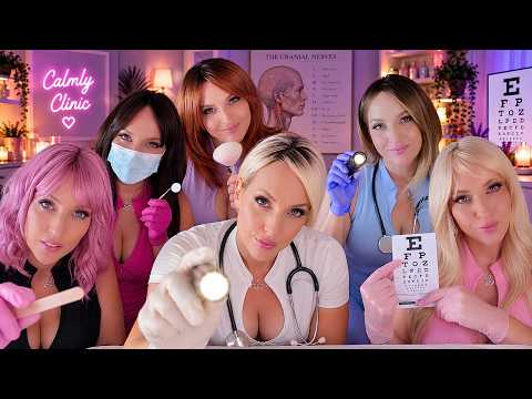 ASMR Cranial Nerve Exam With 5 Doctors | You Can't Stay Awake During This!