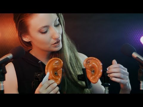 ASMR Colour Changing Ears: Binaural, Tapping, Sponge, Latex, Plasticine and Cotton Swabs