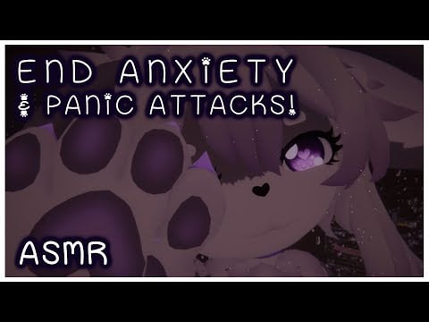 End Your Anxiety / Panic Attack | Guided ASMR with a soft & fluffy bunny girl