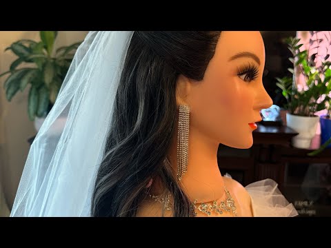 ASMR | BRIDAL HAIR  STYLING | Hair Extensions - Perfectionist - Finishing Touches With Soft Spoken 🤣