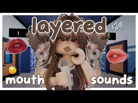 (roblox asmr 🌙) ONE HOUR of LAYERED MOUTH SOUNDS 😴