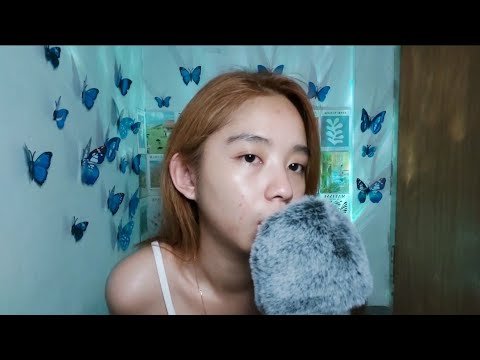 ASMR inaudible whispering w/ hand movements