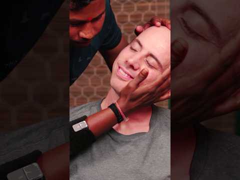 🟡 #neckcracking  #indianbarber   #asmr   #asmrbarber   #massage