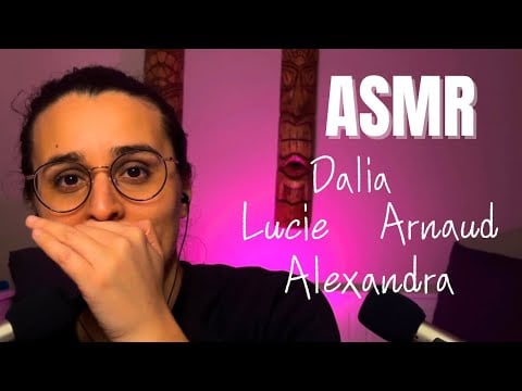 ASMR | JE CHUCHOTE VOS PRÉNOMS 🫶