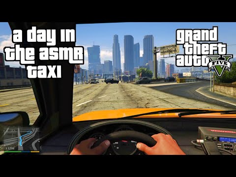 GTA ASMR 🚕 The Most Relaxing Taxi in Los Santos 🌆 Ear to Ear Whispers