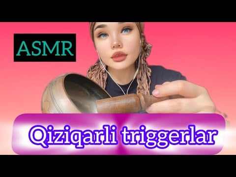 ASMR. Qoshiq va musiqali idish triggerlari. Tushunarsiz shivirlash