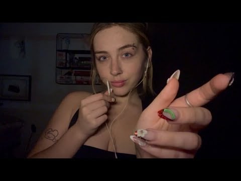 Gentle Face Scratching w/ Rambles- ASMR