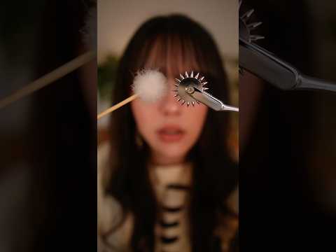 Sharp or dull sensory test ⚙️ 🪶 #asmr