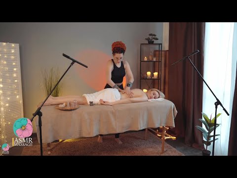 Pain-Relieving ASMR Massage Using Equipment